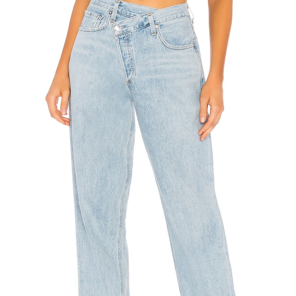 Agolde Criss Cross Upsized Jean in Suburbia
